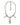Dolce & Gabbana Silver Tone Brass Clear Crystal Roses Pendants Necklace