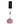 Dolce & Gabbana Pink Calfskin Leather Round Logo Hand Mirror Holder