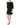 Dolce & Gabbana Black Crystal Embellished Round Neck Mini Dress