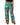 Dolce & Gabbana Green Silk Printed Straight Pants