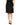Dolce & Gabbana Black Wool Fringe High Waist Pencil Mini Skirt