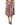 Dolce & Gabbana Multicolor Silk Floral High Waist Midi Skirt