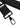 Dolce & Gabbana Black Stretch Polyester Rubberised DG Logo Keychain