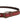 Dolce & Gabbana Burgundy Leather Metal Logo Buckle Belt