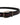 Dolce & Gabbana Black Burgundy Calfskin Metal Logo Buckle Belt