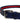 Dolce & Gabbana Blue Cotton Leather Printed Metal Buckle Belt