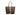 Michael Kors Eva Large Stripe Travel Tote Bag Plus Pouch Brown