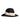 Dolce & Gabbana Black Logo Sequin Embroidery Wide Brim Hat
