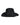 Dolce & Gabbana Black Cotton Wide Brim Fedora Hat
