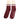 Dolce & Gabbana Burgundy Stretch Logo Print Mid Calf Socks