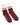 Dolce & Gabbana Burgundy Stretch Logo Print Mid Calf Socks