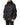 Dolce & Gabbana Black Hooded Parka Coat Winter Jacket
