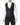 Dolce & Gabbana Black Wool Waistcoat Dress Formal Vest