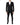 Dolce & Gabbana Black Single Breasted Formal 3 Piece Suit