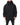 Dolce & Gabbana Black Nylon Full Zip Hooded Parka Jacket