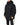 Dolce & Gabbana Black Nylon Full Zip Hooded Parka Jacket