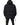 Dolce & Gabbana Black Nylon Full Zip Hooded Parka Jacket
