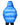 Dolce & Gabbana Blue Logo Full Zip Hooded Quilted Jacket