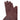Dolce & Gabbana Burgundy Leather Gloves