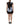 Dolce & Gabbana Black Blue Sleeveless Denim Mini Dress