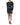 Dolce & Gabbana Black Blue Long Sleeves Denim Mini Dress