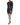 Dolce & Gabbana Black Blue Long Sleeves Denim Mini Dress