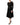 Dolce & Gabbana Black Cashmere Long Sleeves A-line Midi Dress
