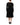 Dolce & Gabbana Black Cashmere Long Sleeves A-line Midi Dress