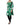 Dolce & Gabbana Multicolor Leaf Print Embellished Trenchcoat Jacket
