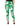 Dolce & Gabbana White Green Leaf High Waist Pants