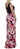 Dolce & Gabbana Pink Floral Print Long Maxi Sheath Dress
