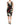 Dolce & Gabbana Black Floral Print Sleeveless Sheath Dress