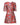 Dolce & Gabbana Red Floral Jacquard A-line Mini Dress