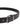 Dolce & Gabbana Black Classic Calf Leather Silver Buckle Belt