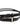 Dolce & Gabbana Black Double Strap Leather Gold Buckle Belt