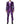 Dolce & Gabbana Purple Silk Animal Print 3 Piece Suit