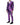 Dolce & Gabbana Purple Silk Animal Print 3 Piece Suit