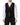 Dolce & Gabbana Black Lurex Dress Formal Men Waistcoat Vest