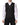 Dolce & Gabbana Black Stripes Wool Formal Men Waistcoat Vest