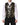 Dolce & Gabbana Black Gold Jacquard Formal Men Waistcoat Vest