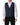Dolce & Gabbana Blue Stripes Wool Formal Men Waistcoat Vest