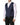 Dolce & Gabbana Blue Stripes Wool Formal Men Waistcoat Vest
