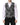 Dolce & Gabbana Black Gray Brocade Formal Men Waistcoat Vest