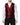 Dolce & Gabbana Red Black Stripe Dress Formal Waistcoat Vest
