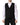 Dolce & Gabbana Black Wool Dress Formal Men Waistcoat Vest
