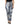 Dolce & Gabbana Blue Washed Print High Waist Denim Jeans