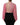 Dolce & Gabbana Pink Plunging V-neck Long Sleeves Blouse Top