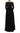 Dolce & Gabbana Black Ricamo Knitted Full Length Maxi Dress
