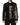 Dolce & Gabbana Black Gold Floral Jacquard Men Biker Jacket