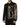 Dolce & Gabbana Black Gold Floral Jacquard Men Biker Jacket